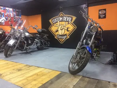 custom devil garage